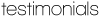 testimonials